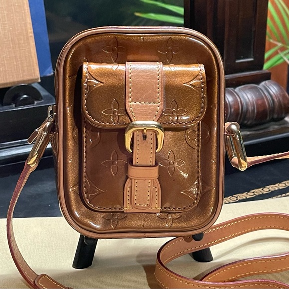 Louis Vuitton Handbags - Louis Vuitton Christie PM Mini Vernis Bronze Crossbody Bag